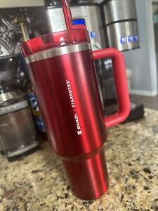 Starbucks X Stanley 2023 Holiday Red 40oz Tumbler Limited Edition - Sold on eBay January 8th, 2024 for $211.00 (30 bids) 