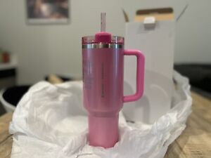 STANLEY x STARBUCKS SPARKLY PINK 40 OZ TUMBLER LIMITED EDITION - Sold on eBay January 25th, 2024 for $299.99