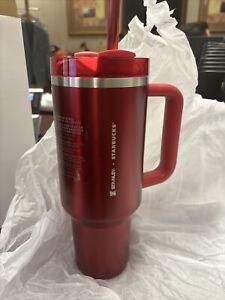 LIMITED Starbucks x Stanley Holiday 2023 (40 oz) Red Tumbler Mug (BNIB) - Sold on eBay November 14th, 2023 for $160.00