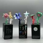 Starbucks Straw Topper Star Limited Edition Glow Mystery Silicone Complete Set 6 - Sold on eBay March 9th, 2025 for $84.85