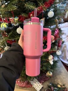 Stanley x Starbucks Winter Pink Target Exclusive Tumbler 40oz IN HAND - Sold on eBay January 6th, 2024 for $269.00