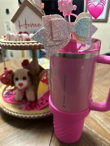 Valentine's stanley starbucks tumbler 40oz pink - Sold on eBay January 21st, 2024 for $255.00 (37 bids) 