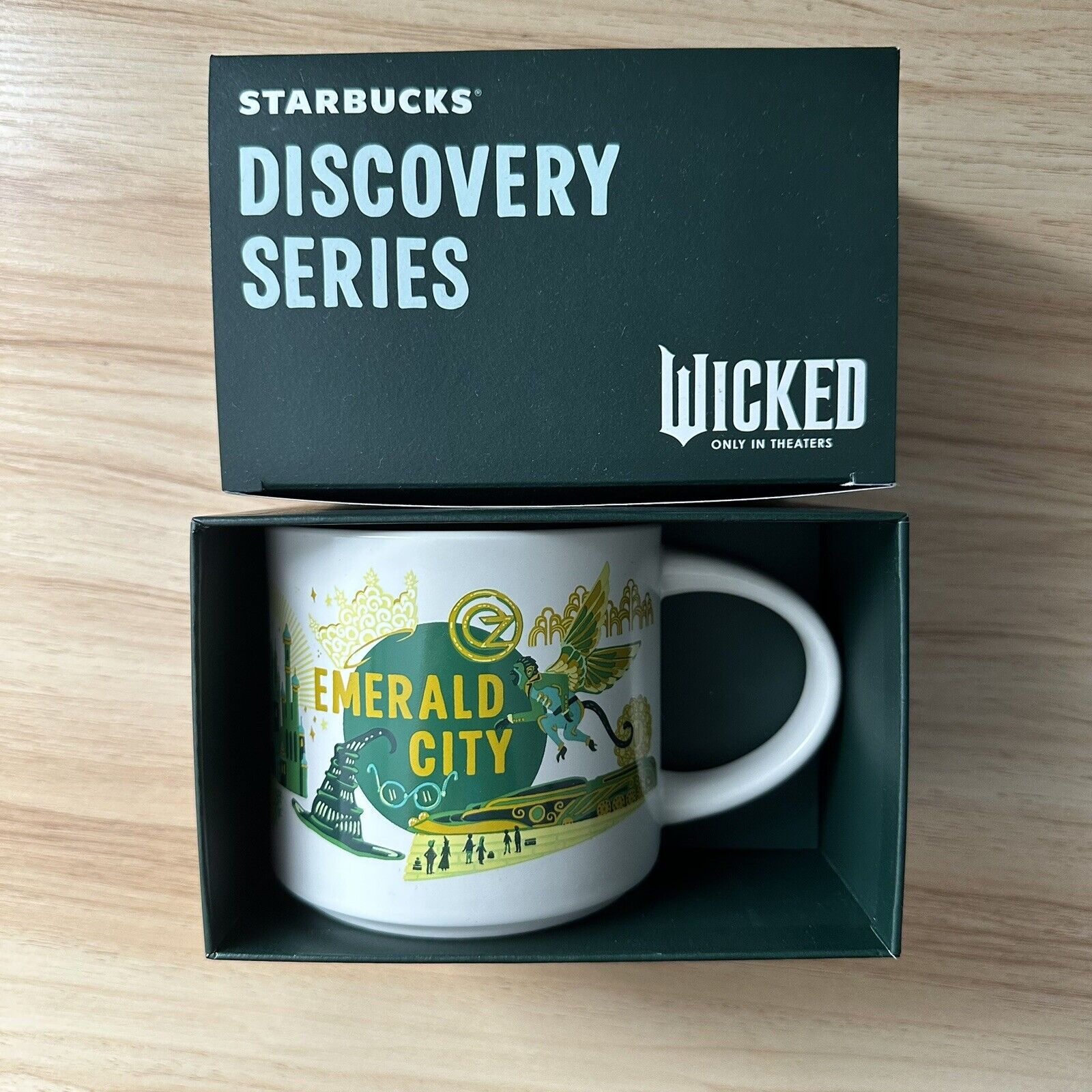 2024 Universal Studios Wicked Starbucks Discovery Series Mug - Emerald City - Sold on eBay February 9th, 2025 for $140.00