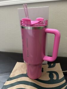 Stanley x Starbucks Winter Pink 40oz Tumbler (2024 Target Exclusive) New - Sold on eBay January 12th, 2024 for $289.00