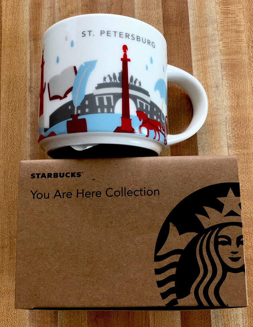 Starbucks 2020 St. Petersburg You Are Here Collection Coffee Mug 414 ml / 14 Oz - Sold on eBay October 14th, 2024 for $206.99