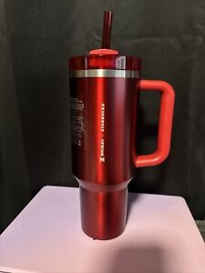 Starbucks Stanley Holiday 2023 Collab (40 oz) Red Tumbler Mug LIMITED EDITION SB - Sold on eBay November 23rd, 2023 for $169.00