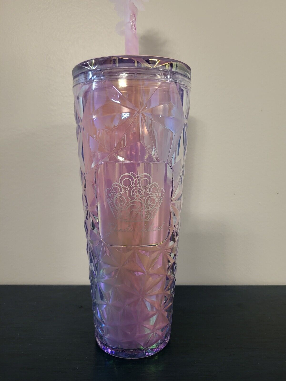 Starbucks Venti Wicked Tumbler 24 Oz. Glenda Prism Wand Straw - Sold on eBay January 1st, 2025 for $129.99