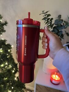 NEW!!! ULTRA RARE Starbucks Stanley Holiday 2023 Collab (40 oz) Red Tumbler Mug - Sold on eBay November 18th, 2023 for $150.00 (29 bids) 