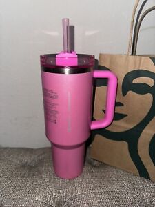 Stanley x Starbucks Winter Pink 40oz Tumbler (2024 Target Exclusive) New In Hand - Sold on eBay January 26th, 2024 for $242.50 (15 bids) 
