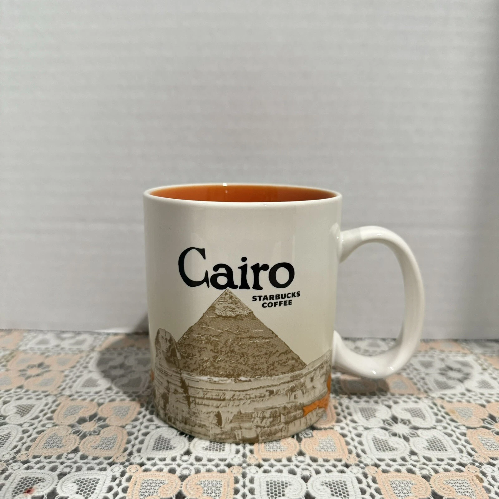 2017 Starbucks CAIRO Mug Collector Series Egypt 16 oz VERY RARE Pyramids