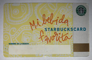 Starbucks 2009 Mi Bebida Favorita My Favorite Beverage Old Logo Card - Sold on eBay October 16th, 2023 for $299.99