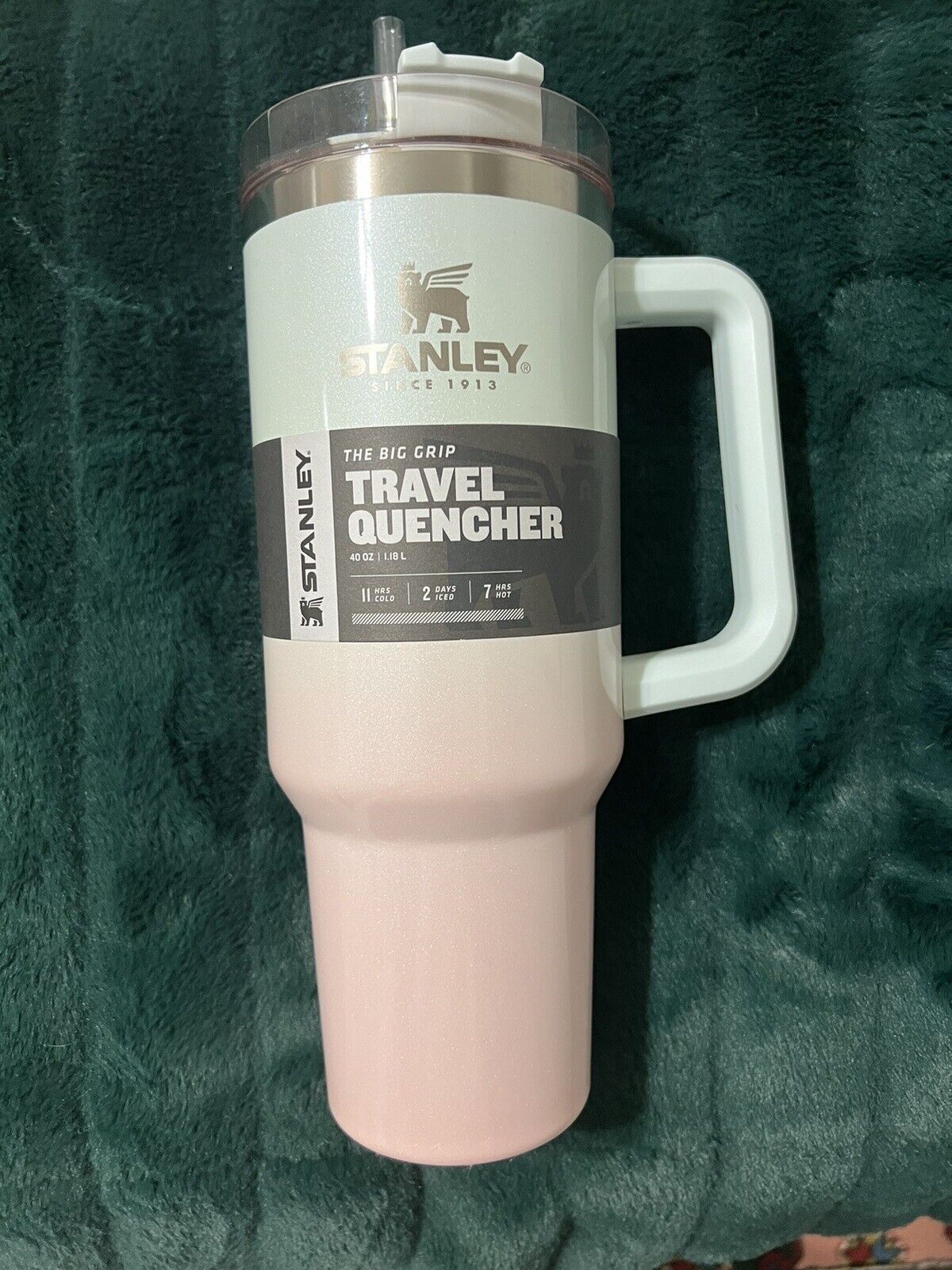 Stanley Target Exclusive 40oz  Tumbler Spearmint Parfait Pearlescent Quencher - Sold on eBay March 25th, 2025 for $150.00