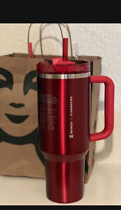 Starbucks Stanley 2023 Red Holiday Stainless Steel Tumbler 40 oz, New, Very Rare - Sold on eBay November 27th, 2023 for $165.00