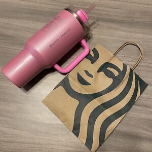Stanley x Starbucks Winter Pink 40oz Tumbler (2024 Target Exclusive) In Hand - Sold on eBay January 5th, 2024 for $220.00