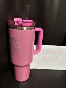 Target Stanley x Starbucks 2024 Winter Pink 40oz Tumbler NEW - Sold on eBay January 9th, 2024 for $232.50 (14 bids) 