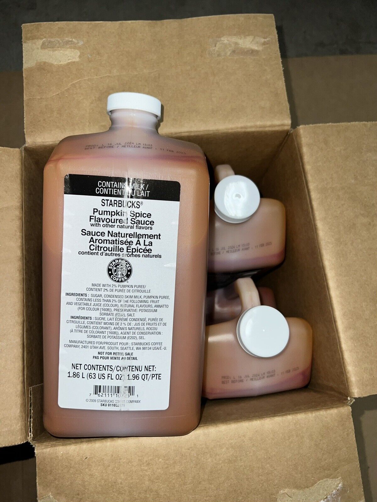 (4  SEASONAL PUMPKIN SPICE FLAVOURED SAUCE  SEALED - Sold on eBay December 17th, 2024 for $200.00