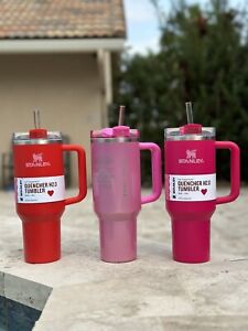 Stanley Trifecta - Stanley x Starbucks  Pink, Valentine’s Target Red & Cosmo Set