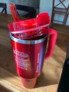 Starbucks X Stanley 2023 Holiday Red 40oz Tumbler Limited Edition NEW - Sold on eBay February 3rd, 2024 for $180.00 (19 bids) 