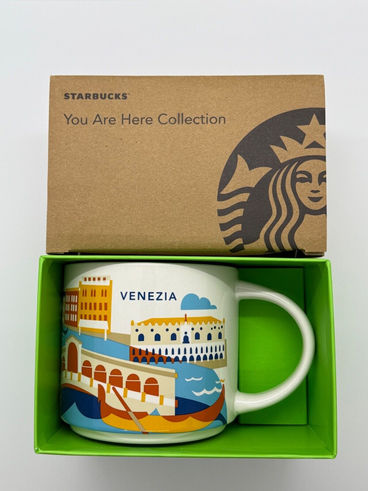 Starbucks VENICE - Italy You Are Here YAH Collection mugs, 14oz  NEW - US Seller - Sold on eBay January 14th, 2025 for $68.00 (4 bids) 