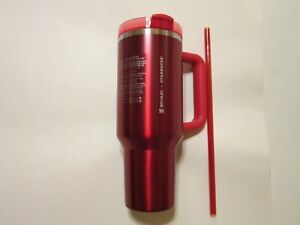 NEW LIMITED Starbucks 40 oz. Red Stanley 2023 Cold-To-Go-Cup Tumbler - Sold on eBay January 6th, 2024 for $249.99