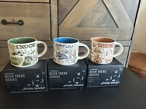Disney Star Wars Starbucks 2020 Been There Series Mug Lot  Set 3 - Sold on eBay March 14th, 2024 for $500.00