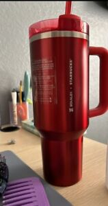 Limited Edition Starbucks X Stanley 40oz Red Cup Tumbler Rare Christmas 2023?? - Sold on eBay December 22nd, 2023 for $180.00