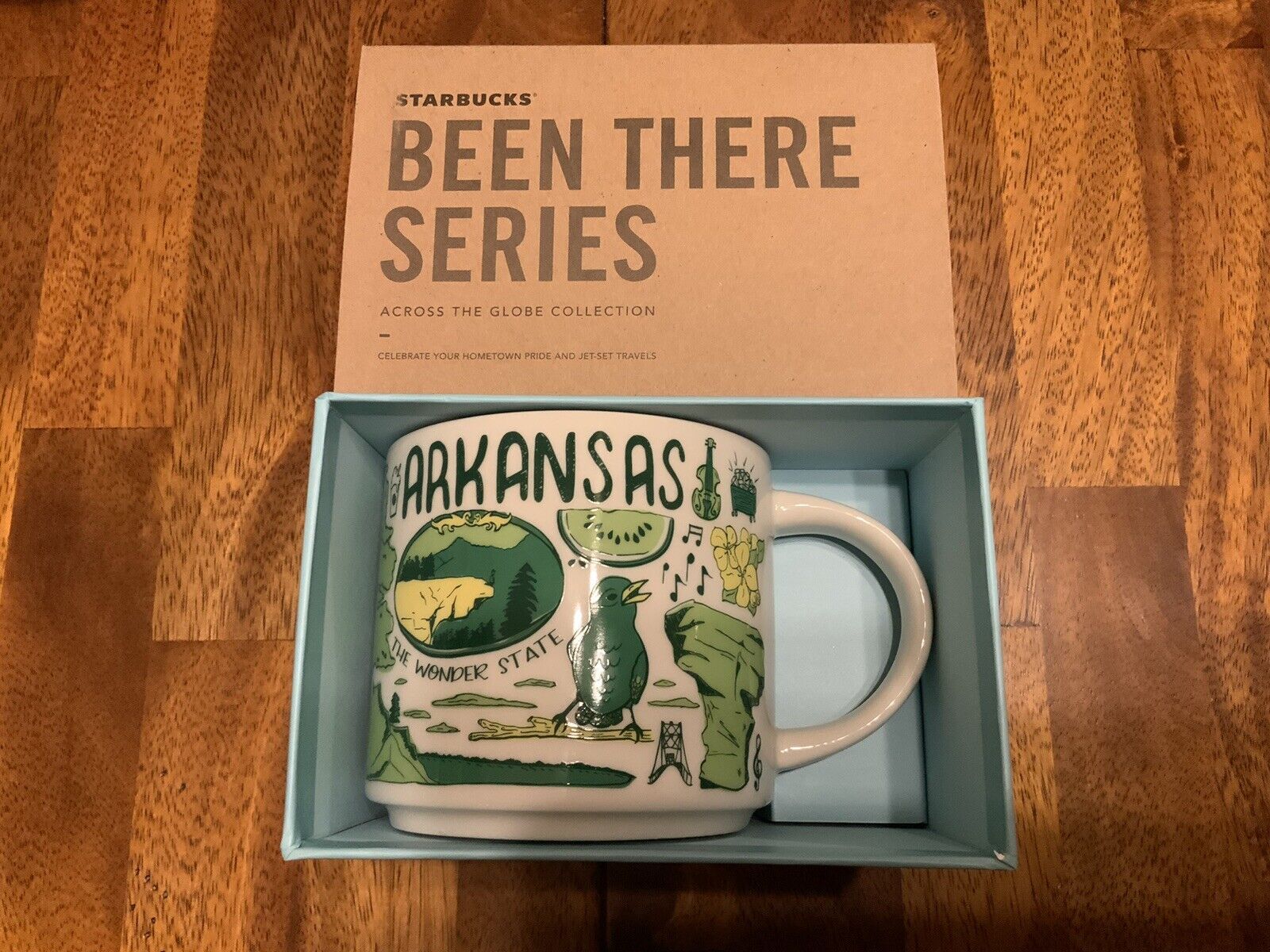 2019 Starbucks Mug ARKANSAS Been There Series Across The Globe Collection 14oz