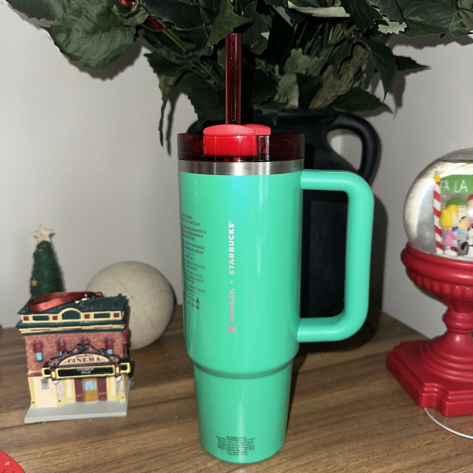 NEW Stanley x Starbucks Mexico Holiday NYE 2024 2025 Green & Red Tumbler, 30oz - Sold on eBay January 2nd, 2025 for $84.99