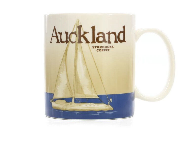 Starbucks Auckland New Zealand Series Coffee Mug 16 oz - New In Box RARE - Sold on eBay March 11th, 2025 for $59.95