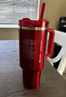 Starbucks X Stanley 2023 Holiday Red 40oz Tumbler Limited Edition (CUP IN HAND) - Sold on eBay March 26th, 2024 for $157.50 (27 bids) 