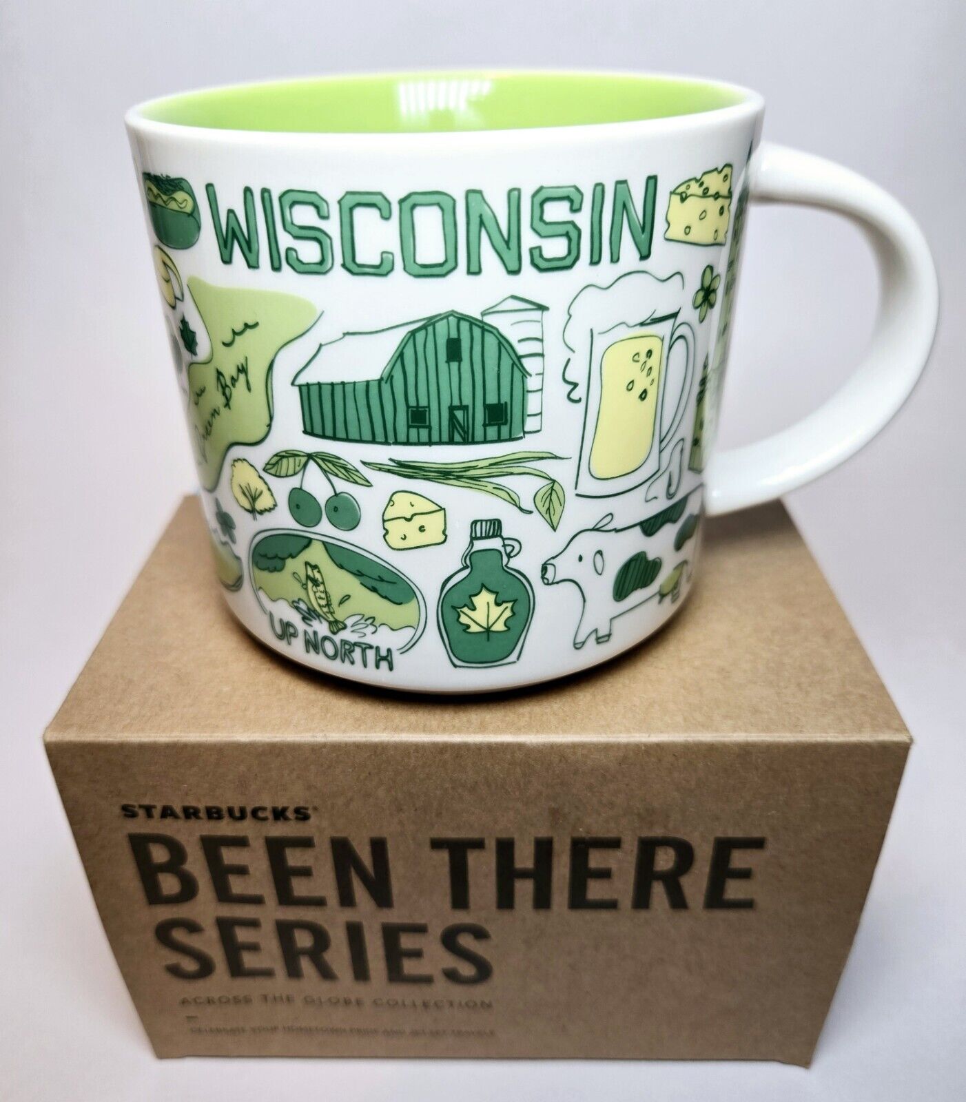 Starbucks Mug Wisconsin WI Been There Series 14oz NEW In Box NIB Coffee Cup - Sold on eBay November 22nd, 2024 for $114.95