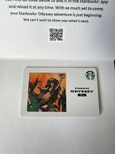 Starbucks Odyssey Gift Card - Custom Exclusive Collectible - Limited Edition! - Sold on eBay January 29th, 2024 for $199.97