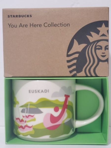 Starbucks Euskadi Spain 2020 YAH Collection 14 Oz Ceramic Mug Multicolor Reg Sz - Sold on eBay August 3rd, 2024 for $89.95