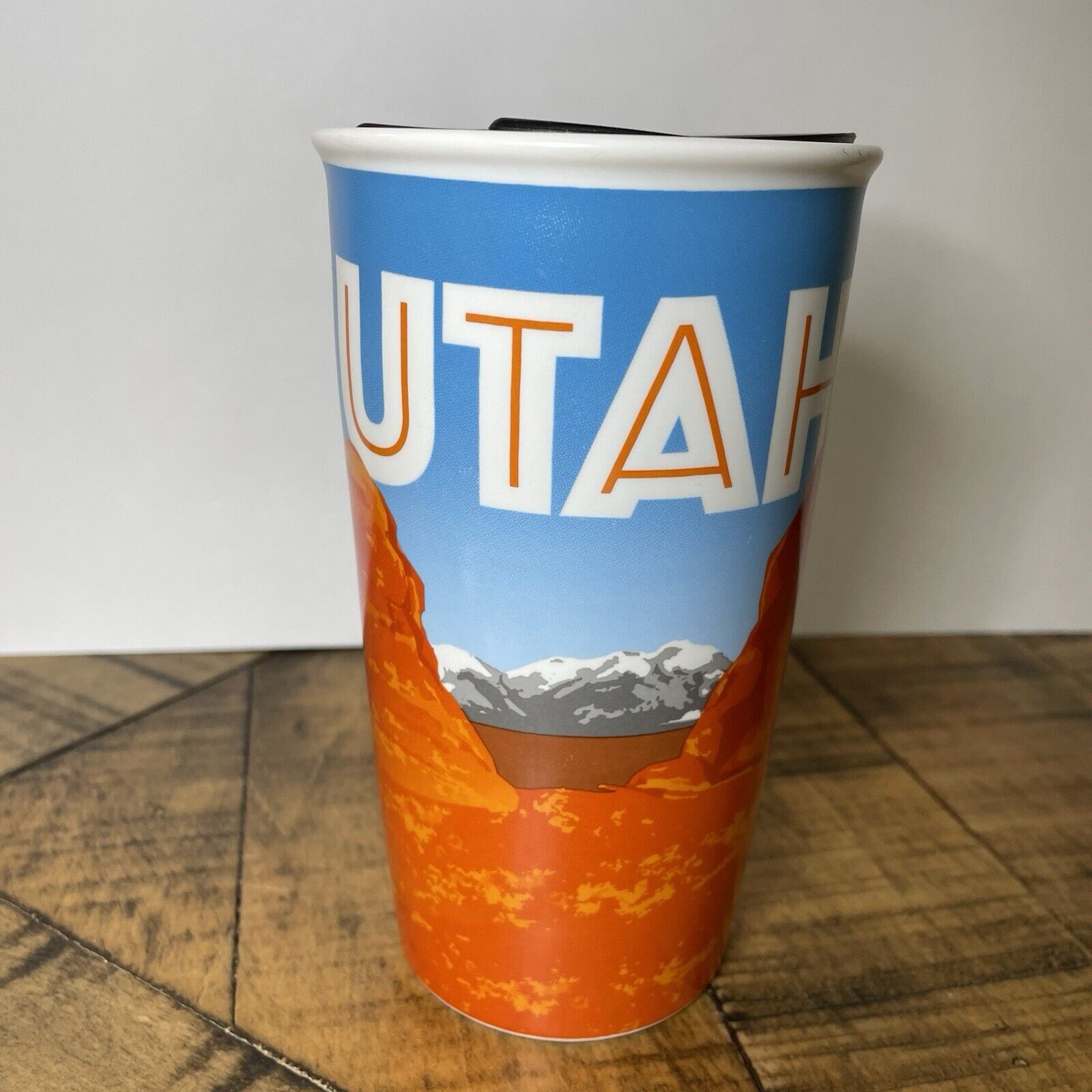 Starbucks Utah Orange Delicate Arch Travel Tumbler 12 Oz - Sold on eBay February 5th, 2025 for $92.00