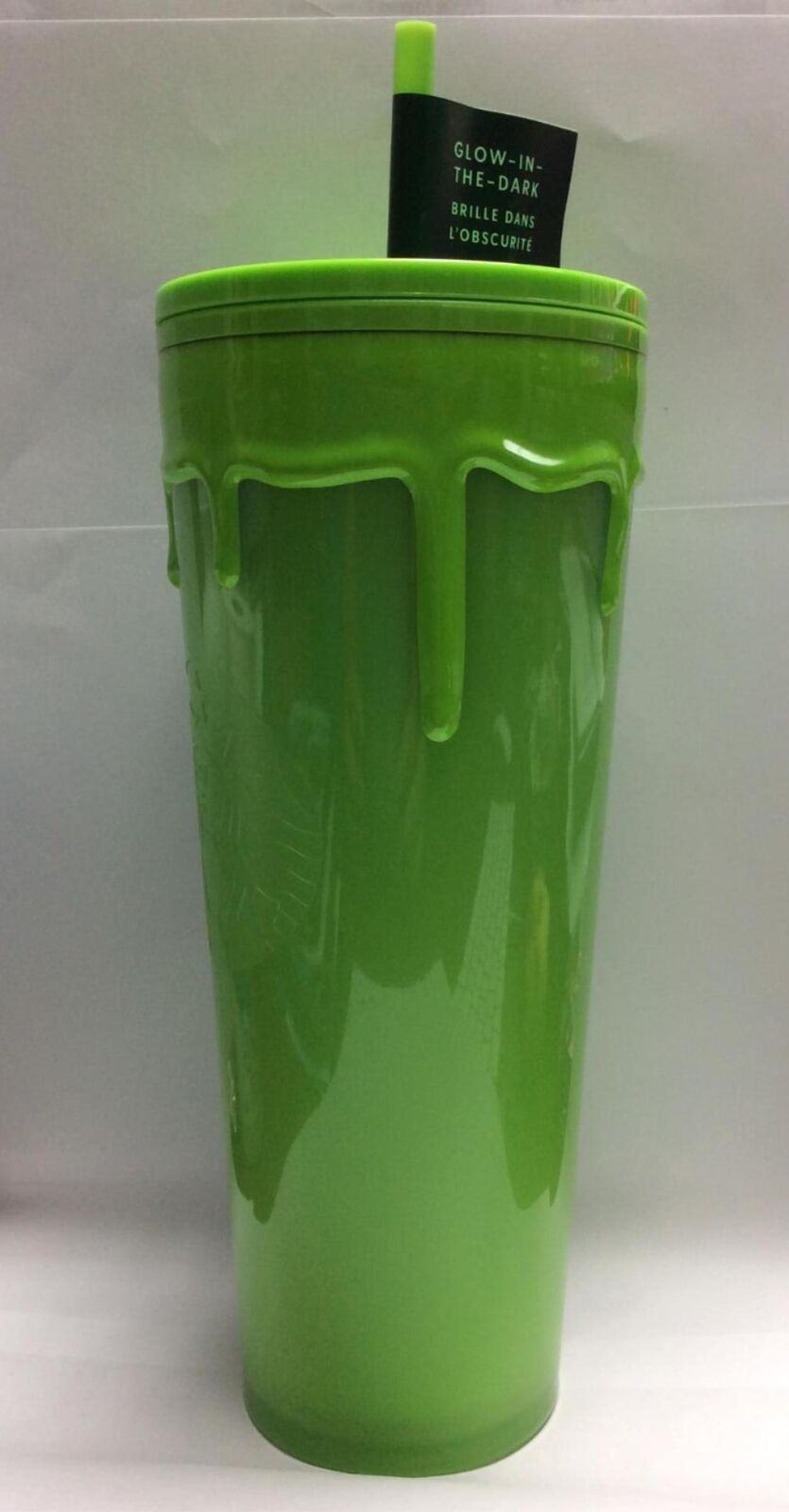 Authentic Starbucks 2023 Halloween Green Glow in the Dark Slime Drip Cup - Sold on eBay January 9th, 2025 for $65.32