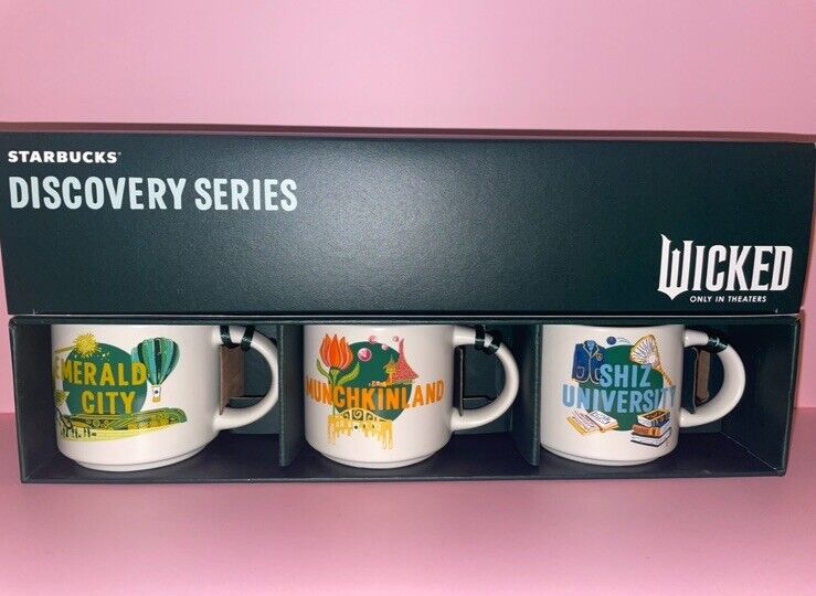 Starbucks Wicked Discovery Series Mini Mug Ornament Set of 3 - Sold on eBay January 1st, 2025 for $74.99