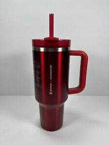NEW LIMITED Starbucks x Stanley Holiday 2023 Collab (40 oz) Red Tumbler Mug - Sold on eBay November 10th, 2023 for $145.00