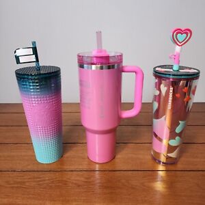 Starbucks x Stanley 40 Oz Tumbler Valentine's Day 2024 Bundle - Sold on eBay January 6th, 2024 for $299.99