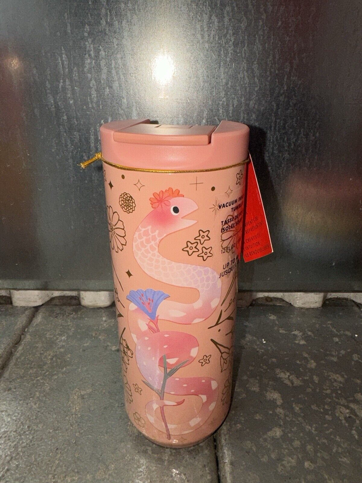 NEW 2025 Starbucks Lunar New Year of Snake Steel Vacuum Insulated Tumbler 12oz - Sold on eBay February 2nd, 2025 for $199.00