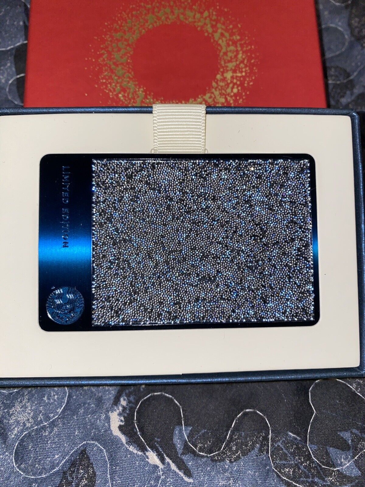 2015 Starbucks Blue Swarovski Limited Edition Metal Gift Card ($0 Balance) - Sold on eBay December 1st, 2024 for $325.00