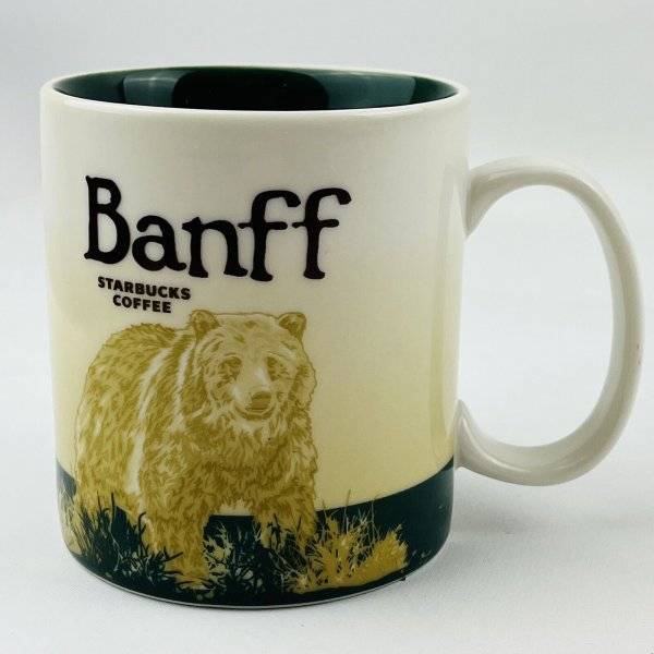 Starbucks Banff Grizzly Bear Mug Global Icon 16oz National Park Alberta Canada - Sold on eBay September 3rd, 2024 for $79.99