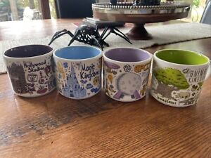 Starbucks Florida Disney World Been There Series Mugs Set of 4 Limited Edition - Sold on eBay October 18th, 2023 for $150.00 (1 bids) 