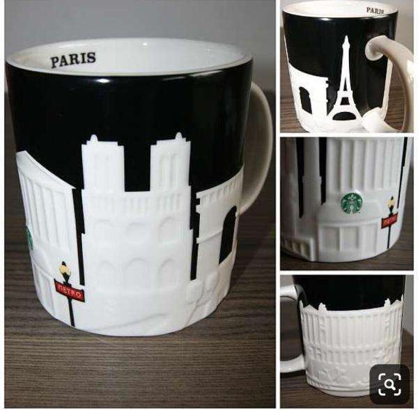 STARBUCKS BLACK AND WHITE PARIS RELIEF MUG BRAND NEW IN STOCK IN USA! LIMITED ED - Sold on eBay November 4th, 2024 for $100.00