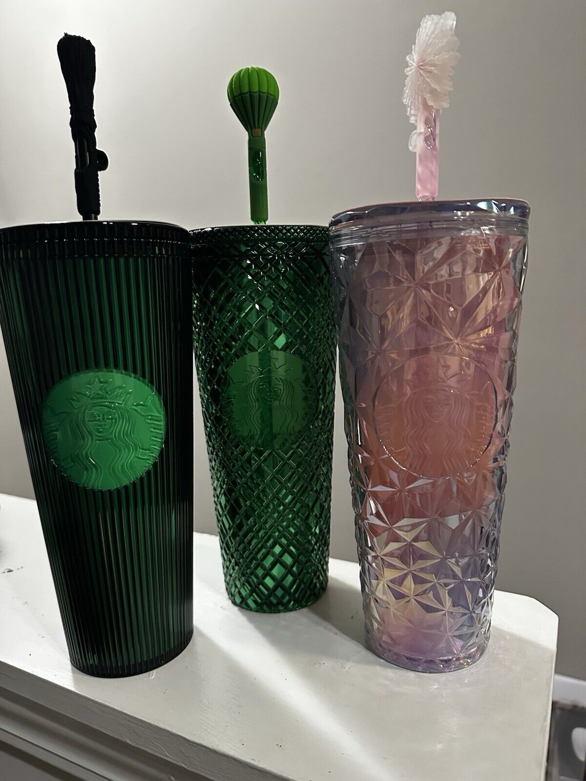 WICKED x Starbucks Limited Edition Elphaba, Glinda & Emerald City Cold Cup NEW - Sold on eBay February 8th, 2025 for $225.00