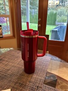 Starbucks x Stanley Holiday 2023 Collab 40 oz Red Tumbler Brand New - Sold on eBay November 12th, 2023 for $149.99
