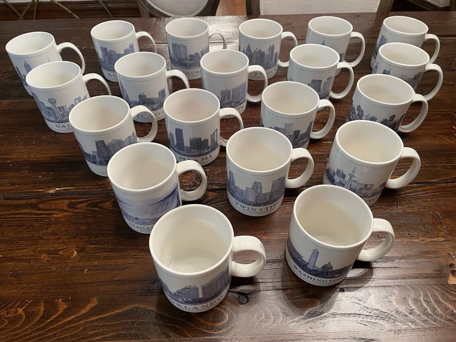 20 Starbucks Architecture Series Mugs - Sold on eBay March 5th, 2025 for $250.00