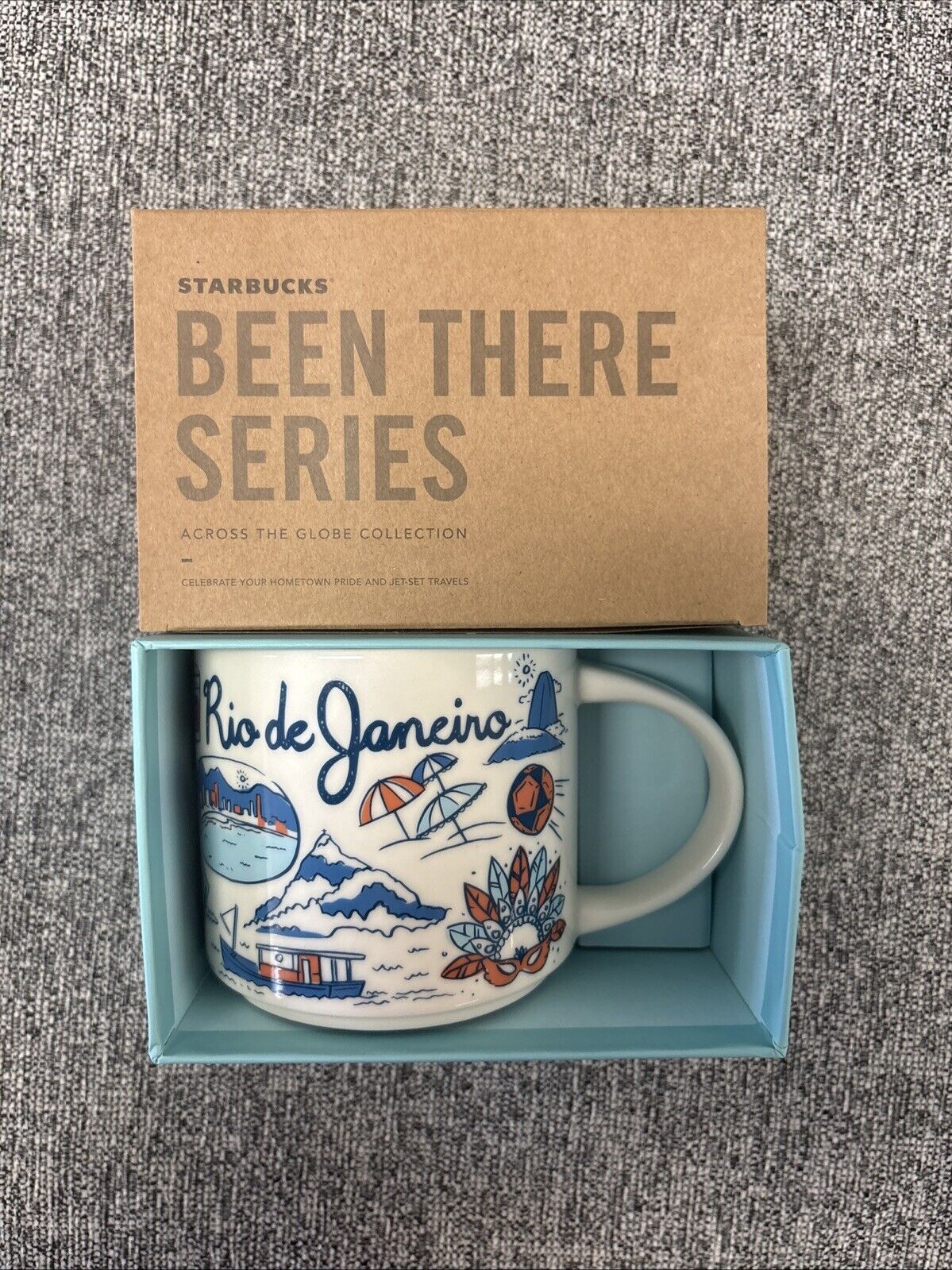 Starbucks BEEN THERE SERIES Collection RIO DE JANEIRO Coffee Mug 14oz Origin Box - Sold on eBay February 10th, 2025 for $65.00 (27 bids) 