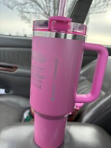 Starbucks Stanley tumbler 40oz. (pink2024?) BRAND NEW (target Exclusive) - Sold on eBay January 5th, 2024 for $220.00