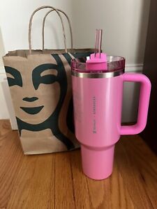 Stanley x Starbucks Winter Pink 40oz Tumbler (2024 Target Exclusive) New In Hand - Sold on eBay January 23rd, 2024 for $300.00