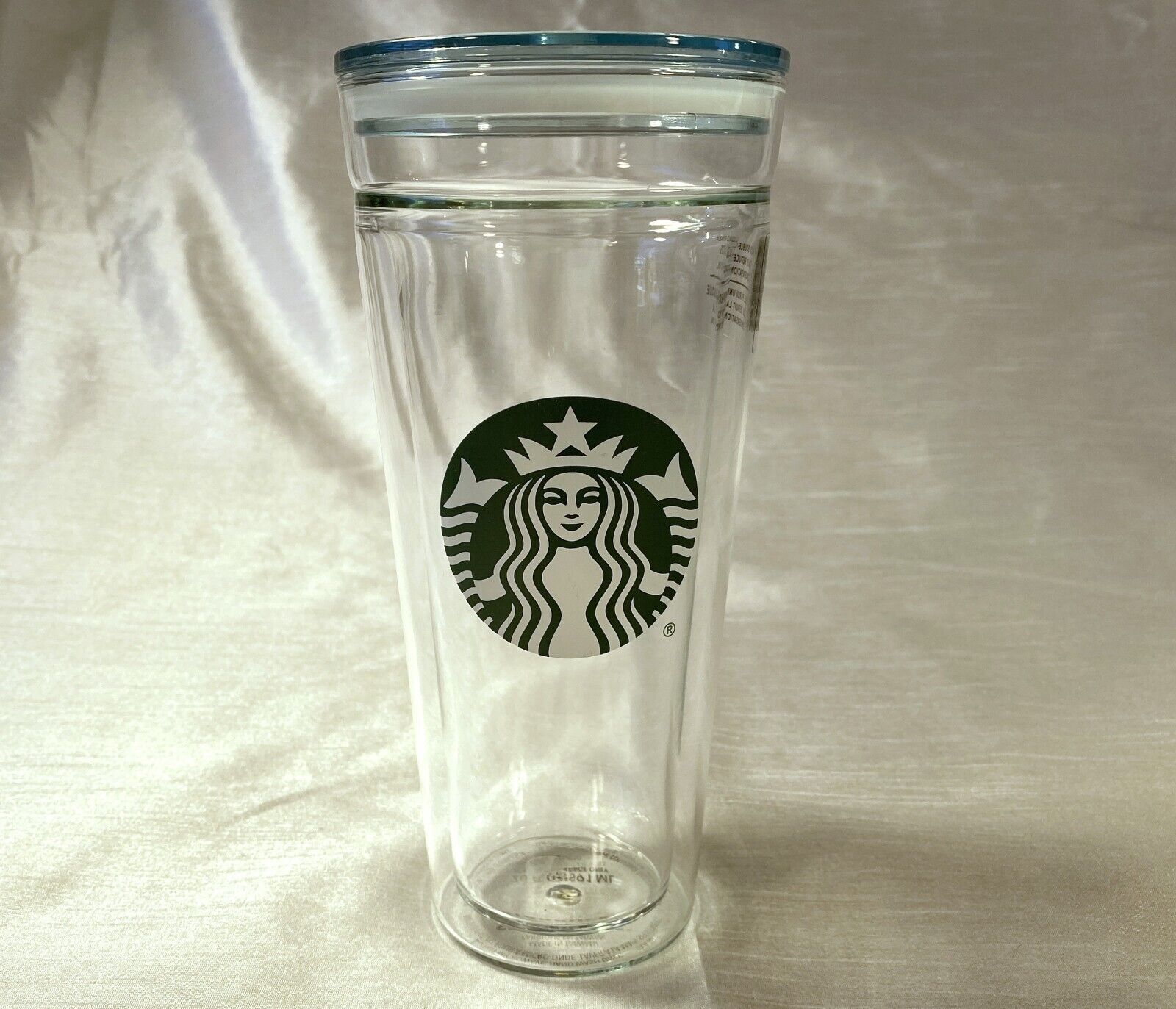 STARBUCKS Glass Double Wall Cold Beverage Travel Cup 20 FL OZ - Sold on eBay January 24th, 2025 for $65.00